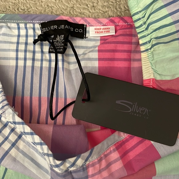 Silver jeans co girls flutter belted dress NWT - Picture 3 of 11